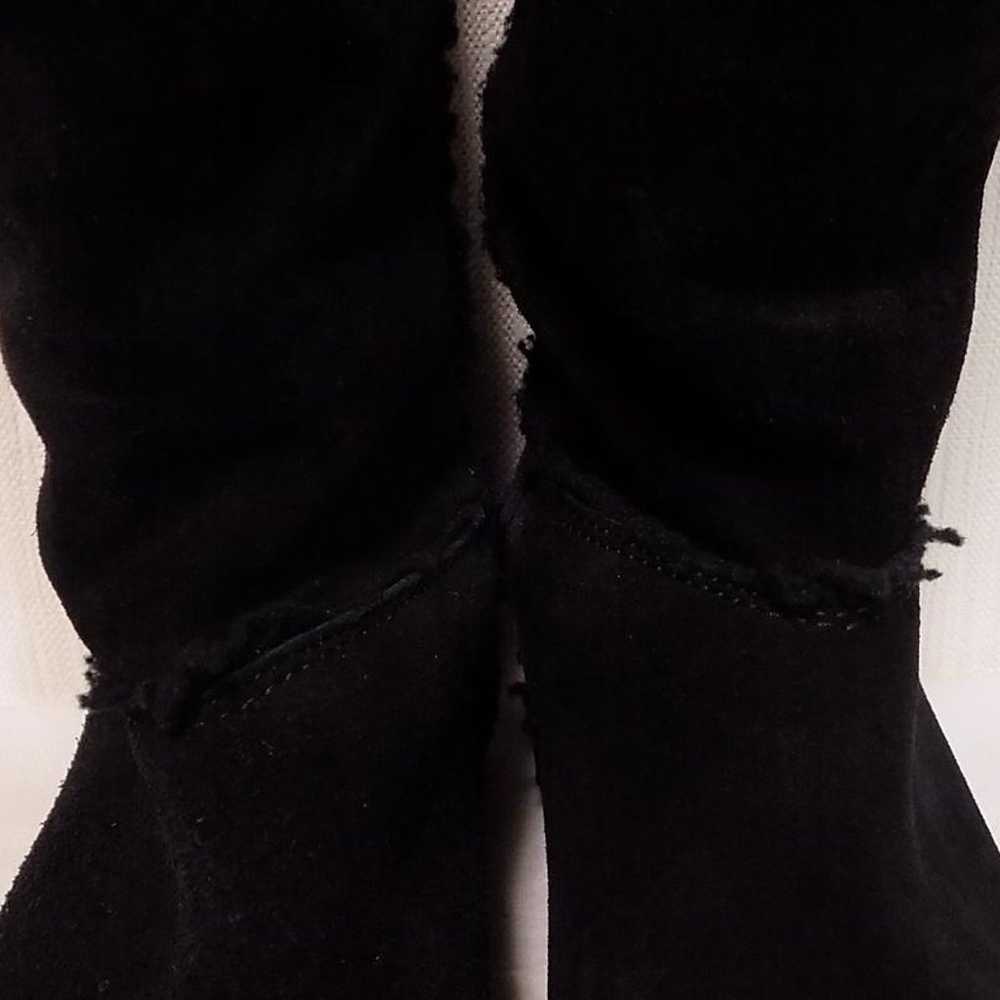 EMPORIO ARMANI Sheepskin Long Boots size 38 Made … - image 4