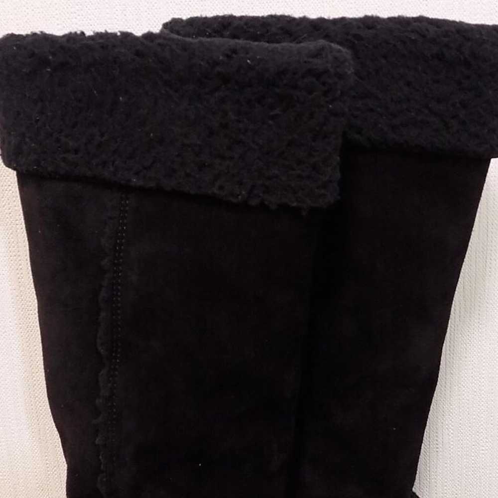 EMPORIO ARMANI Sheepskin Long Boots size 38 Made … - image 5