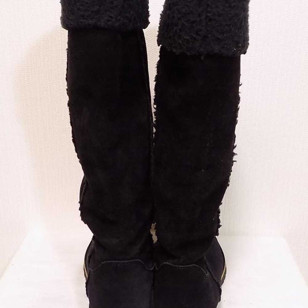 EMPORIO ARMANI Sheepskin Long Boots size 38 Made … - image 7