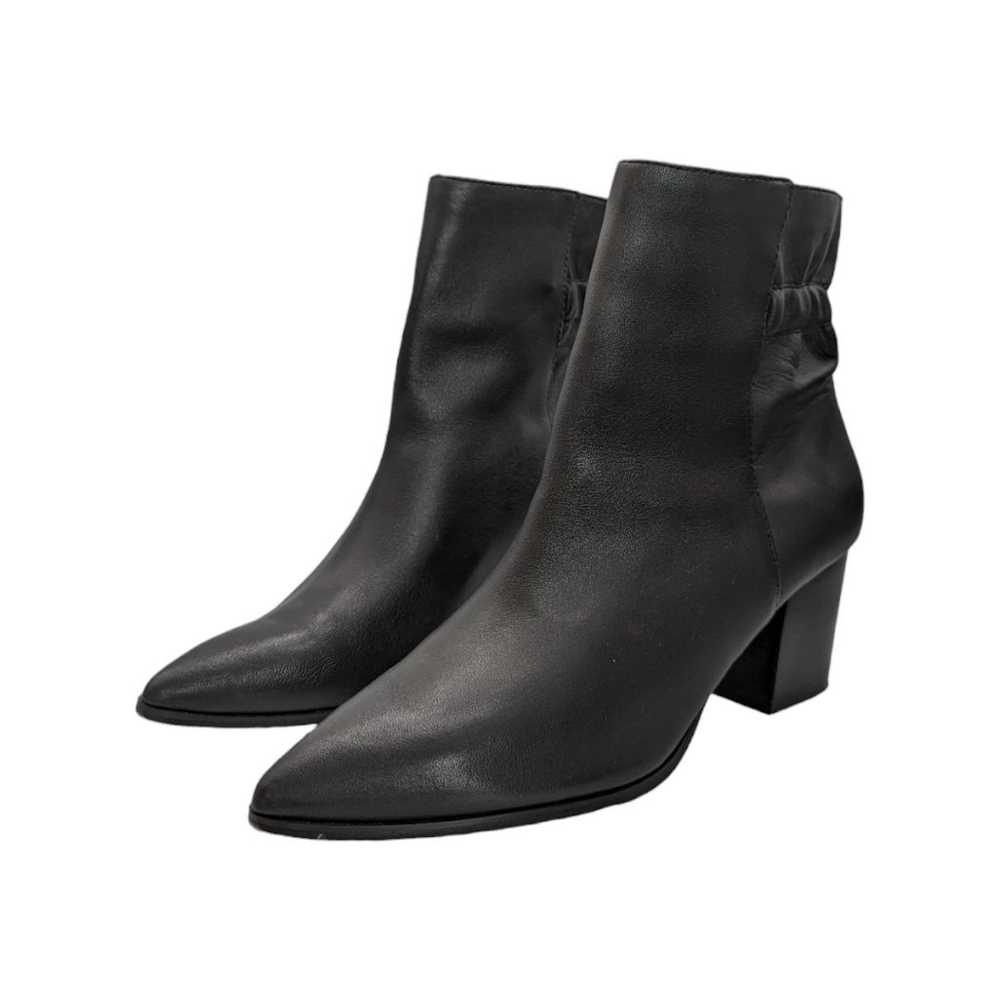 Sole Society Maeryn Bootie Heeled Ankle Boots Bla… - image 2