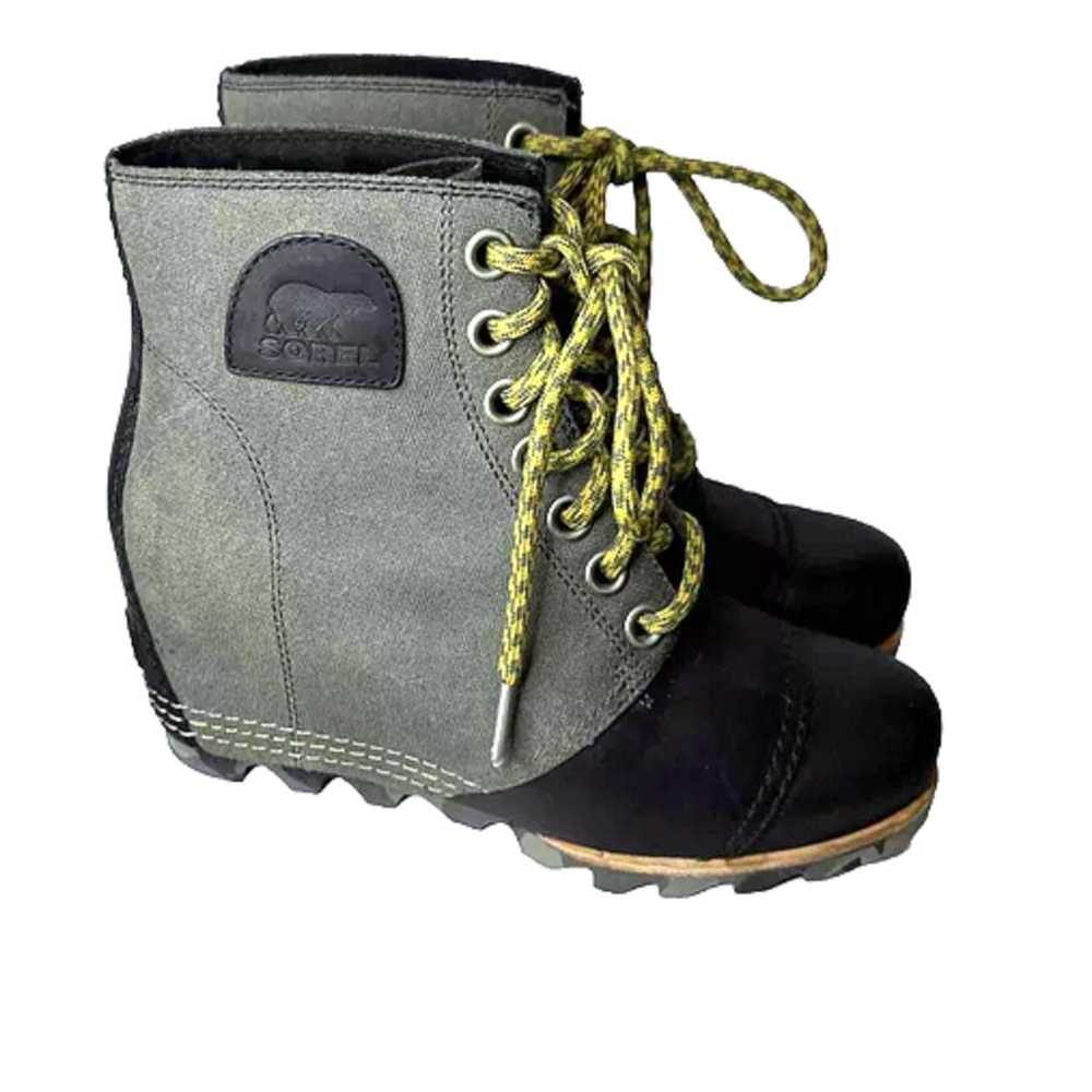 Sorel 1964 Premium PDX 2 Tone Olive Black Leather… - image 3