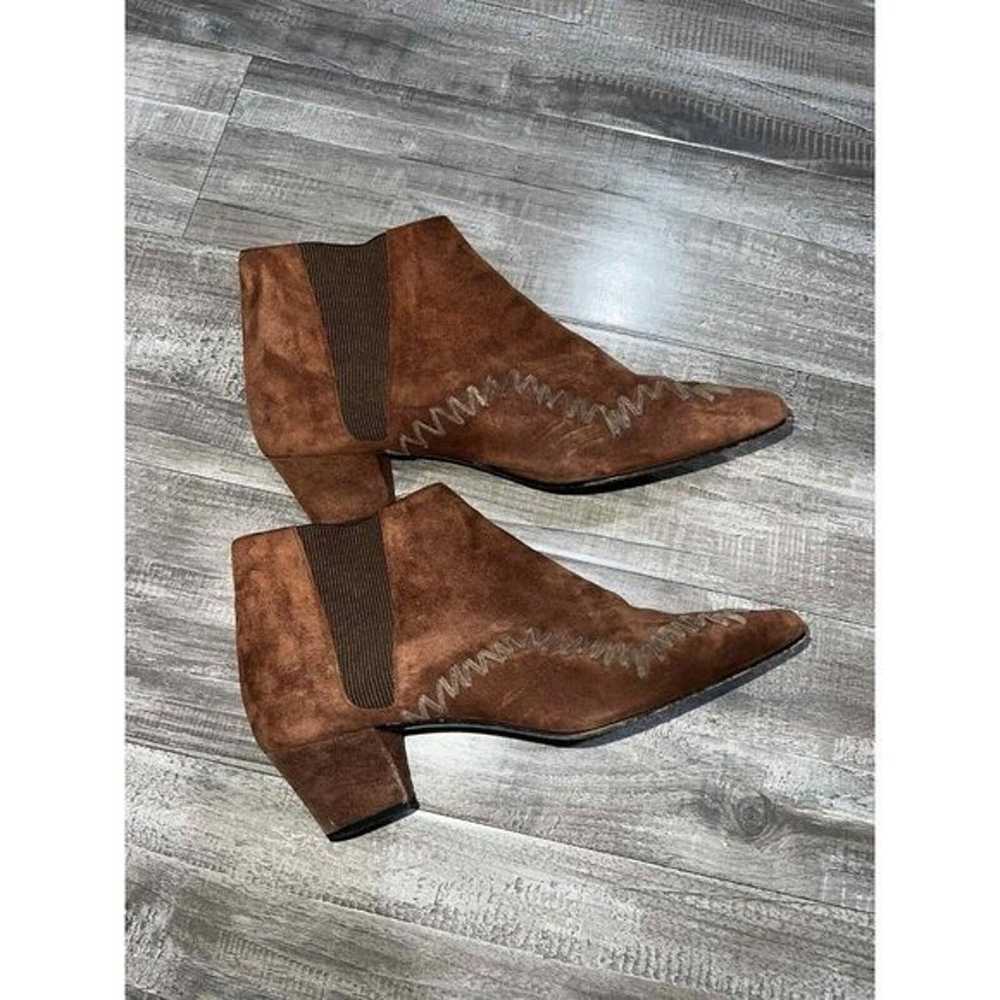 MARIO VALENTINO Ankle boots Women Brown Size 7 It… - image 3