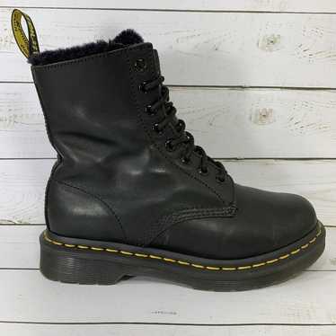 Dr Martens Serena 1460 Faux Fur Lined Lace Up Boo… - image 1