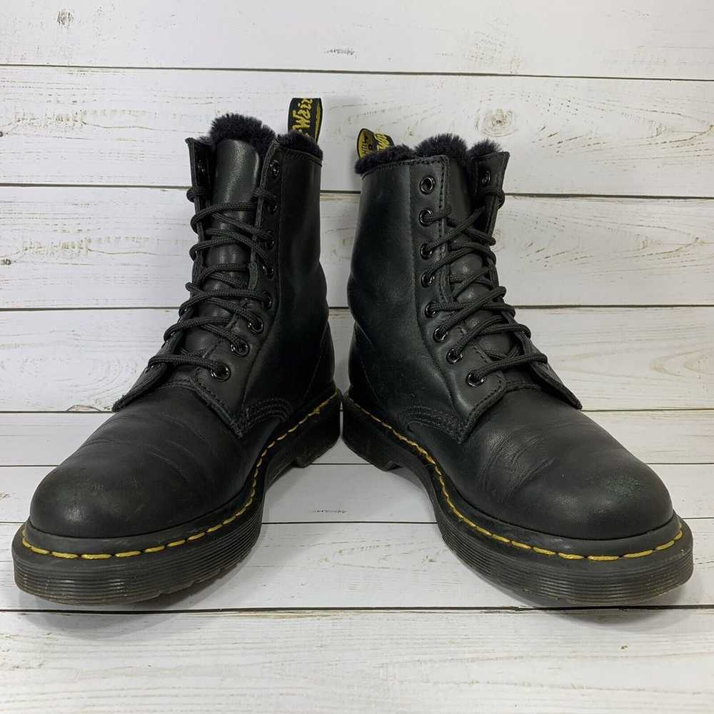 Dr Martens Serena 1460 Faux Fur Lined Lace Up Boo… - image 2