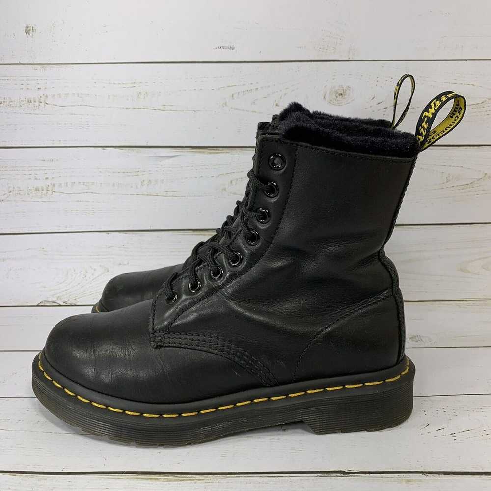 Dr Martens Serena 1460 Faux Fur Lined Lace Up Boo… - image 3