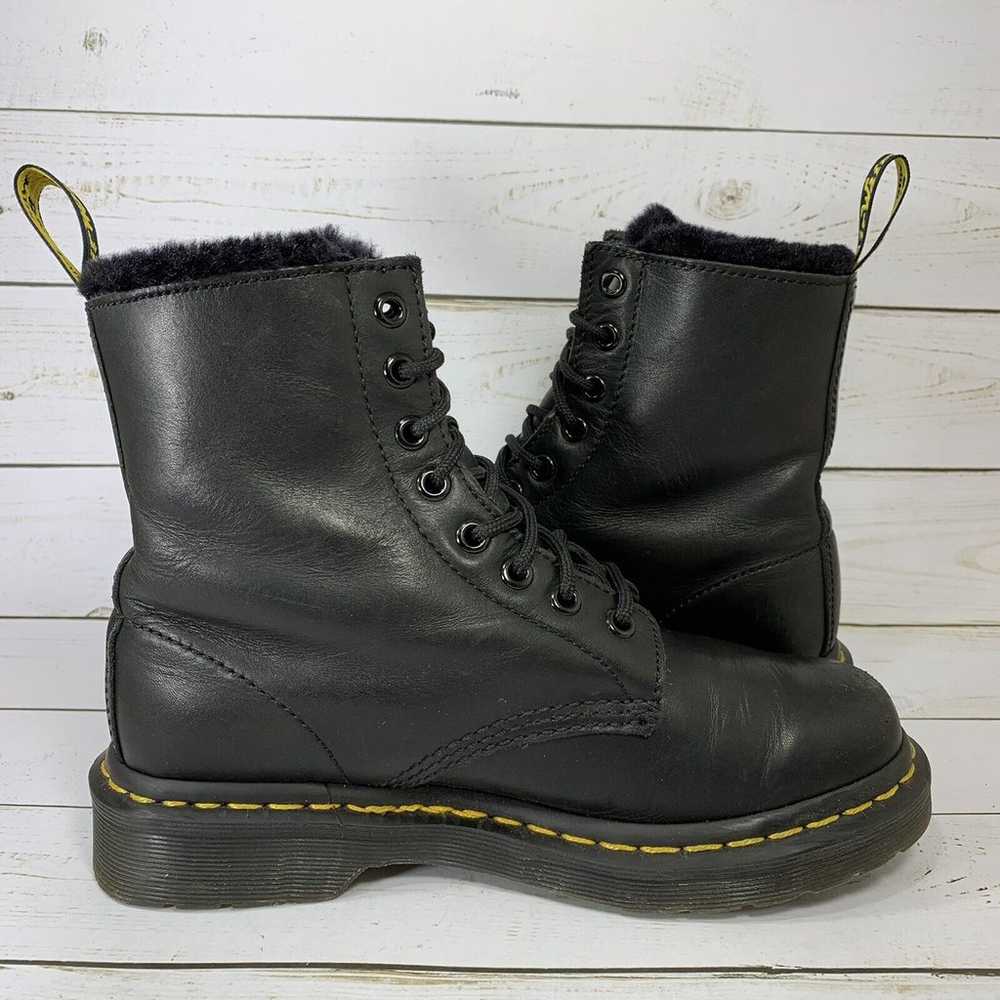 Dr Martens Serena 1460 Faux Fur Lined Lace Up Boo… - image 4