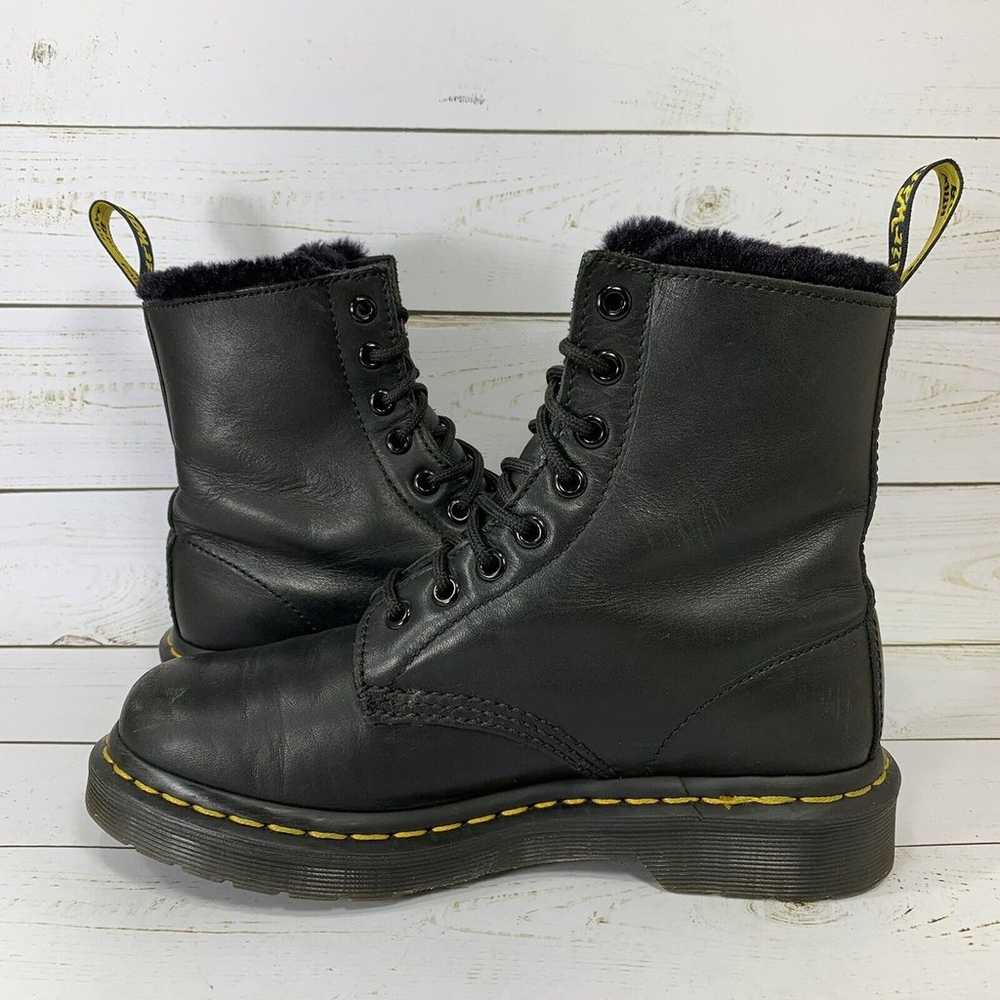 Dr Martens Serena 1460 Faux Fur Lined Lace Up Boo… - image 5