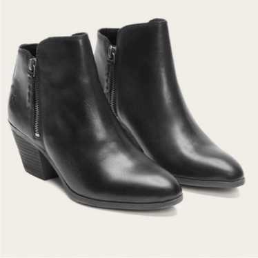 Frye Judith double Zip ankle Booties