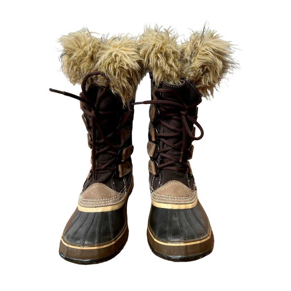 Sorel 8 Joan of Arctic Tall Winter Snow Boots Fur… - image 2