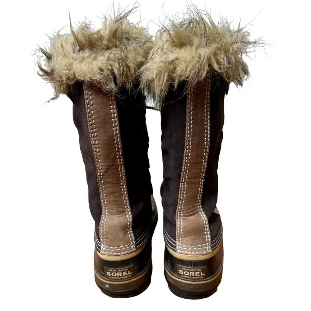 Sorel 8 Joan of Arctic Tall Winter Snow Boots Fur… - image 3