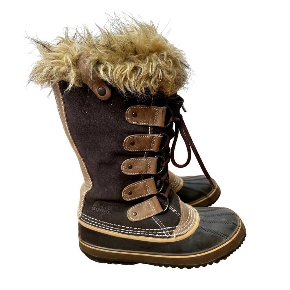 Sorel 8 Joan of Arctic Tall Winter Snow Boots Fur… - image 4