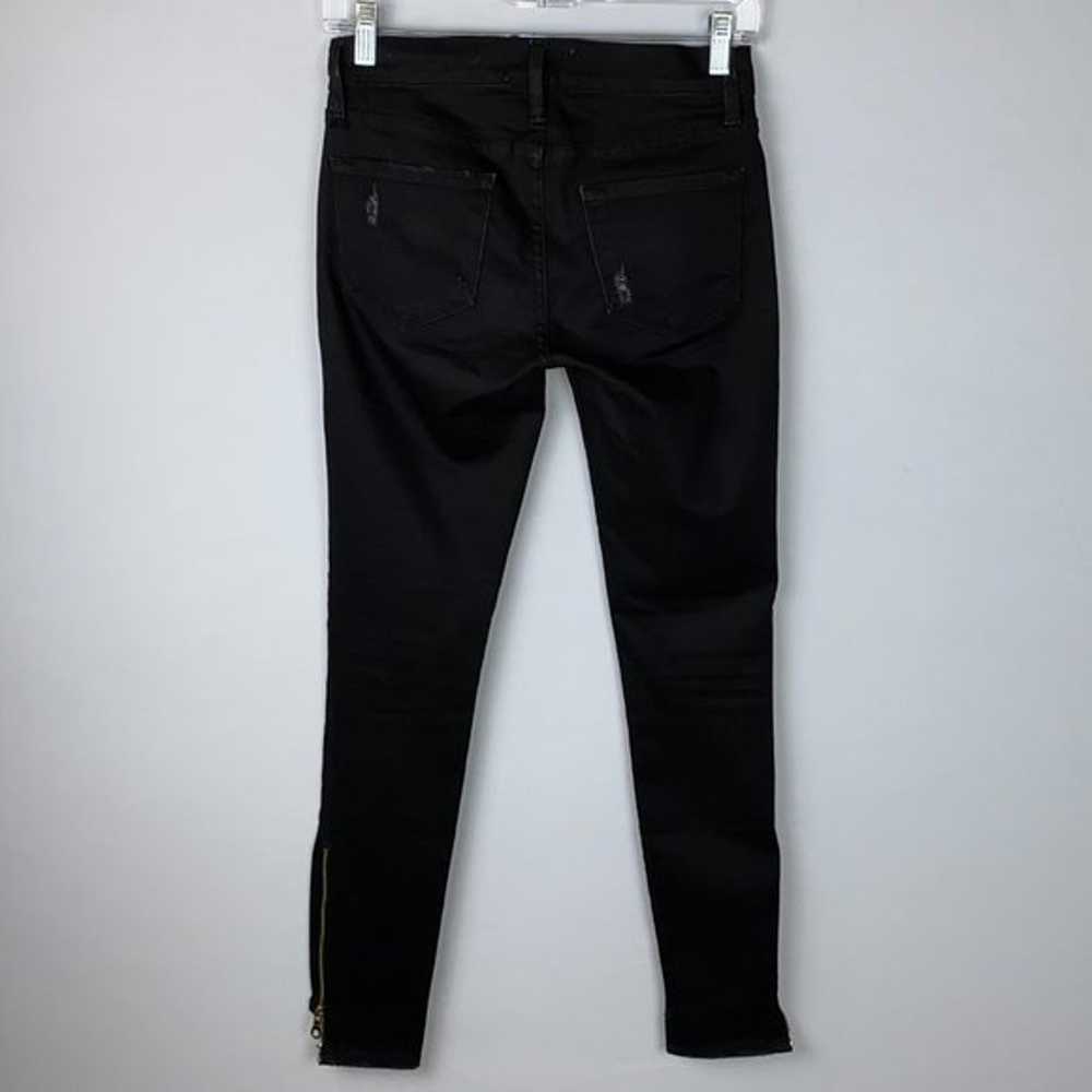 Frame Le Skinny de Jeanne Graphite Ankle Zip Jeans - image 12