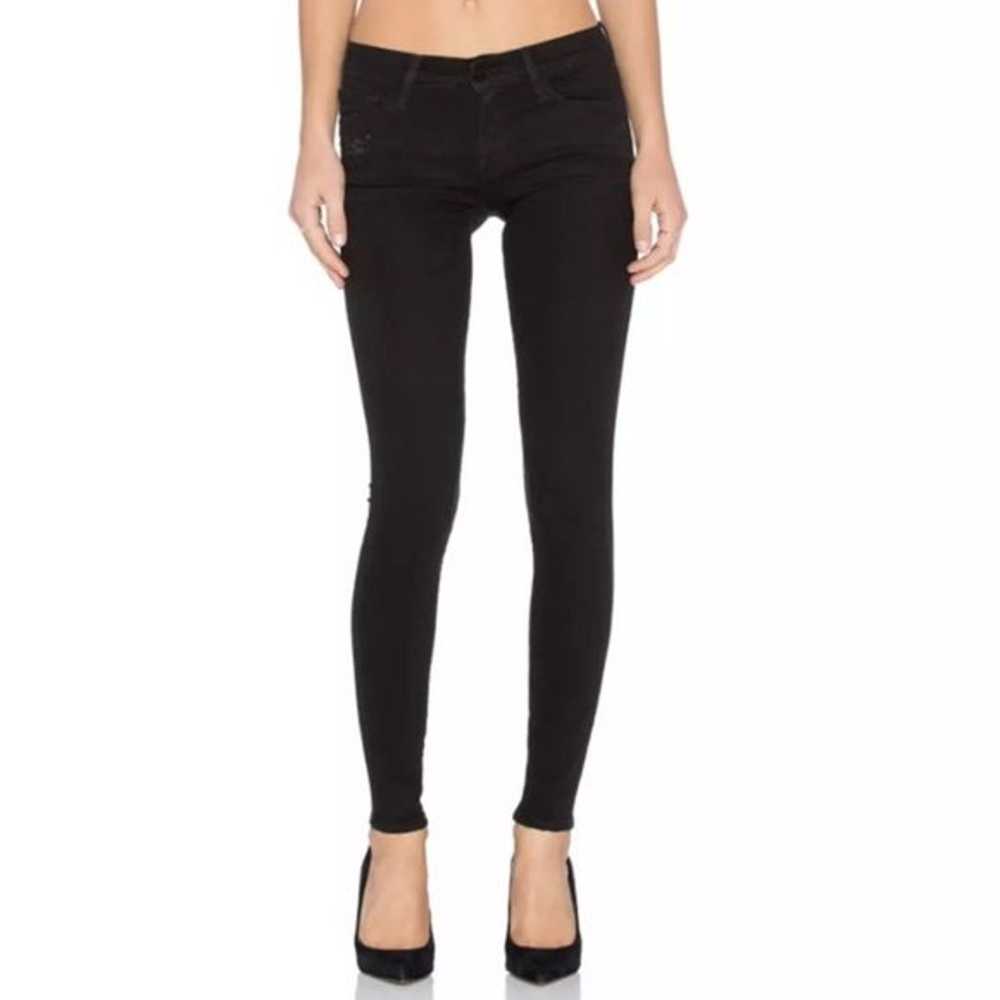 Frame Le Skinny de Jeanne Graphite Ankle Zip Jeans - image 2