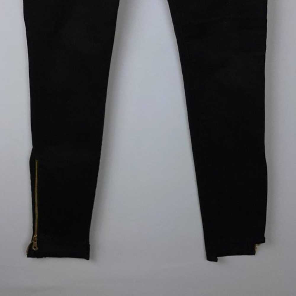 Frame Le Skinny de Jeanne Graphite Ankle Zip Jeans - image 8