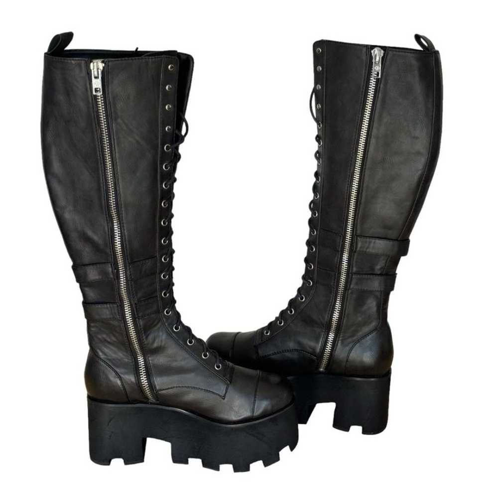 CURRENT MOOD Boots Size 10 Jane Doe Black Tall Pl… - image 3