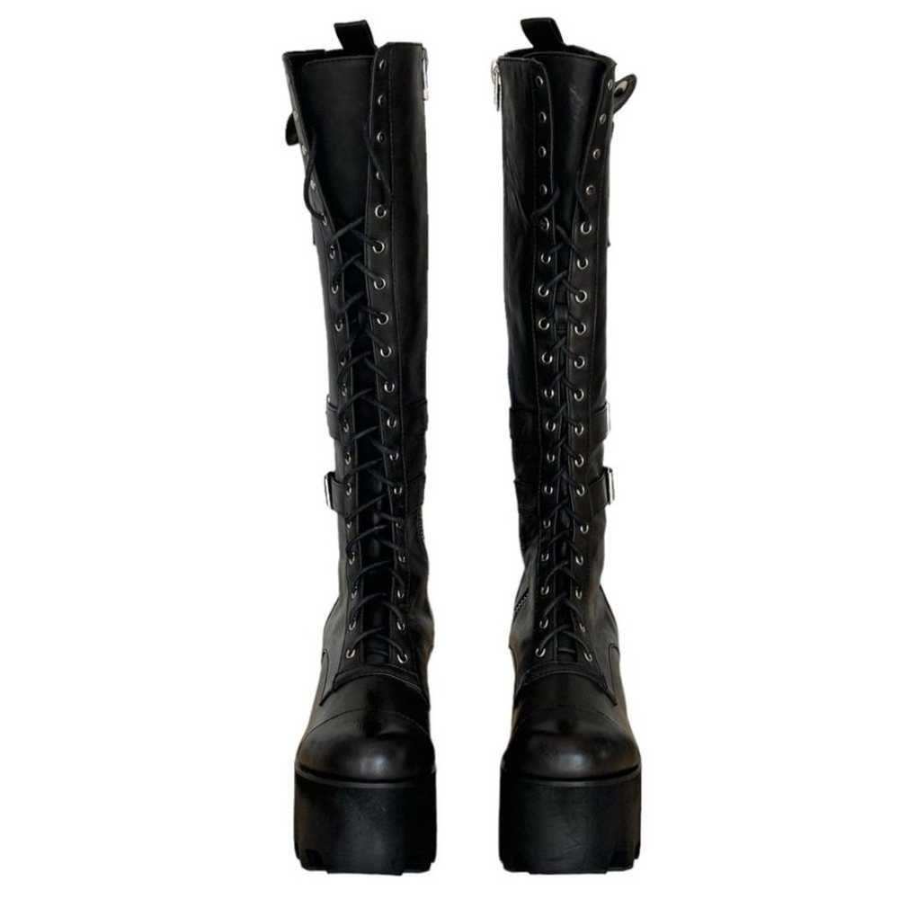 CURRENT MOOD Boots Size 10 Jane Doe Black Tall Pl… - image 5