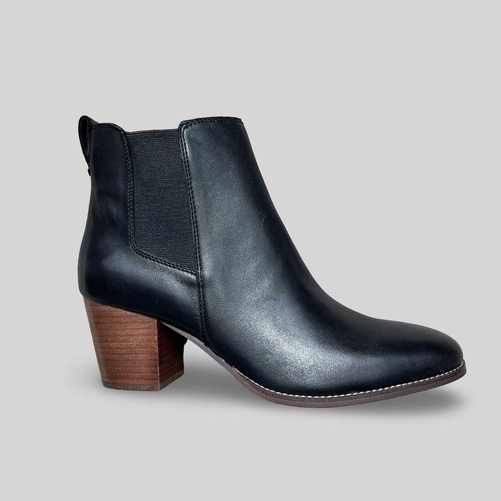 J.Crew Rory Black Leather Chelsea Boots - image 2