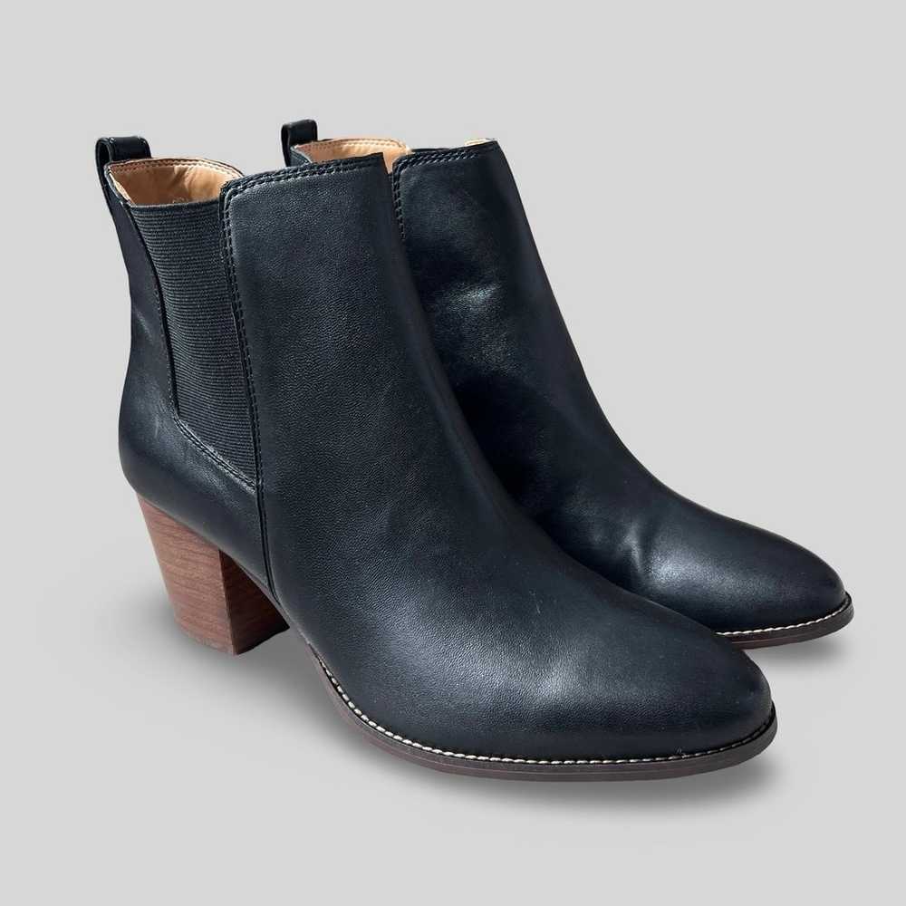 J.Crew Rory Black Leather Chelsea Boots - image 4