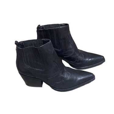 Sam Edelman Winona Black Leather Bootie NEW