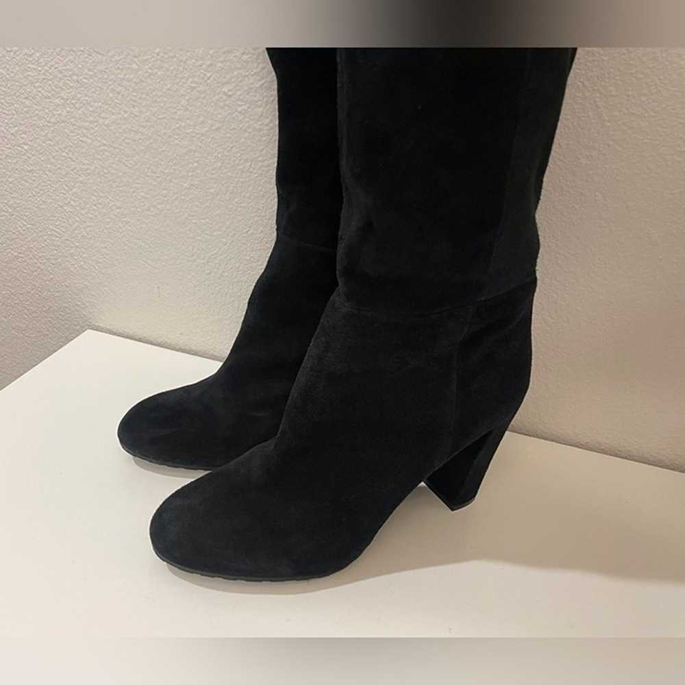 Nine West Women’s Long Suede Black Boots Size 9.5 - image 10