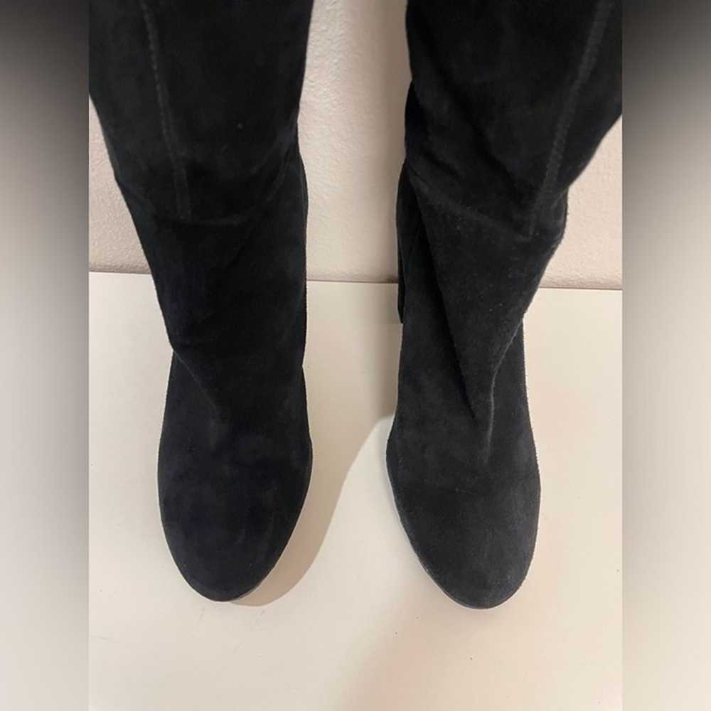 Nine West Women’s Long Suede Black Boots Size 9.5 - image 7