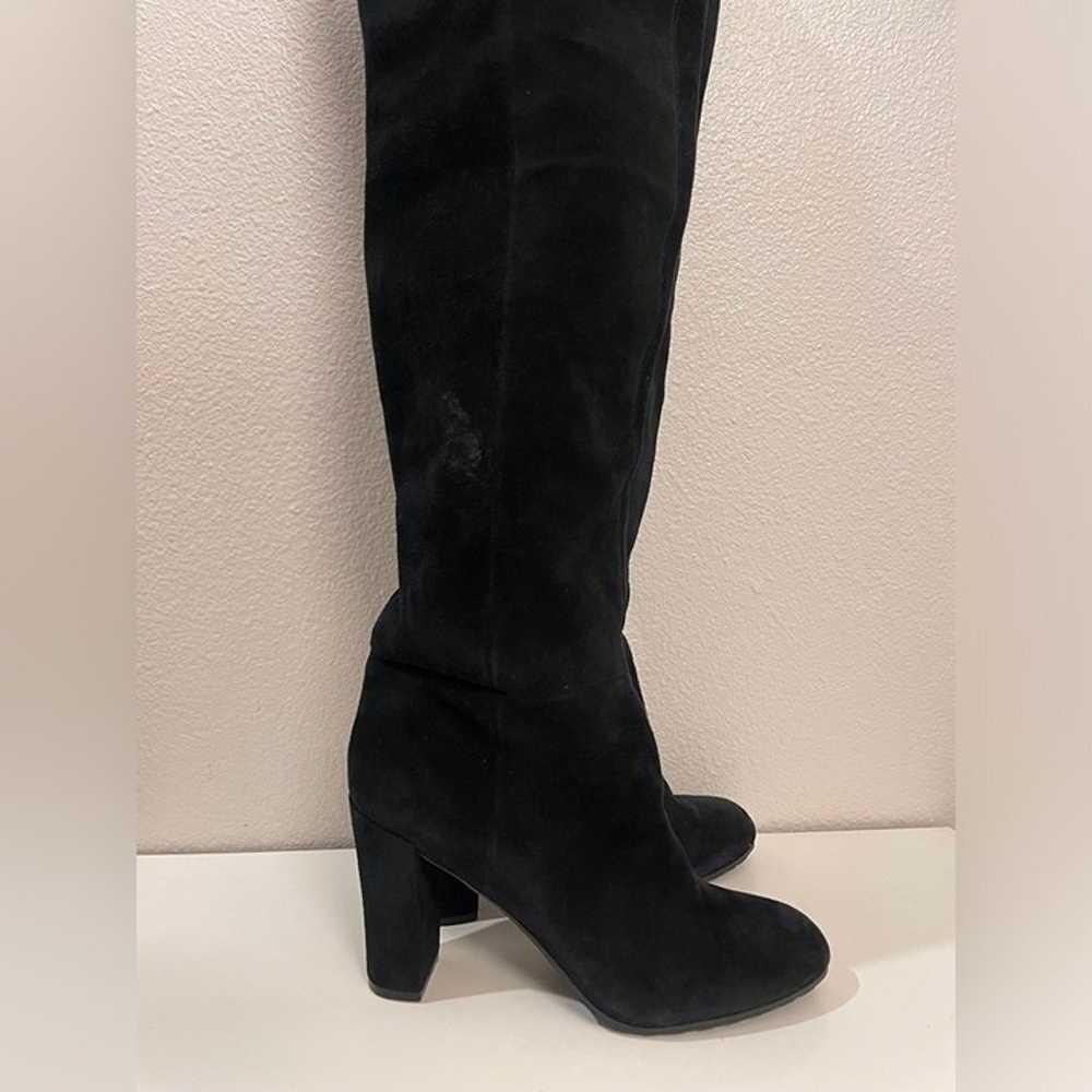 Nine West Women’s Long Suede Black Boots Size 9.5 - image 8