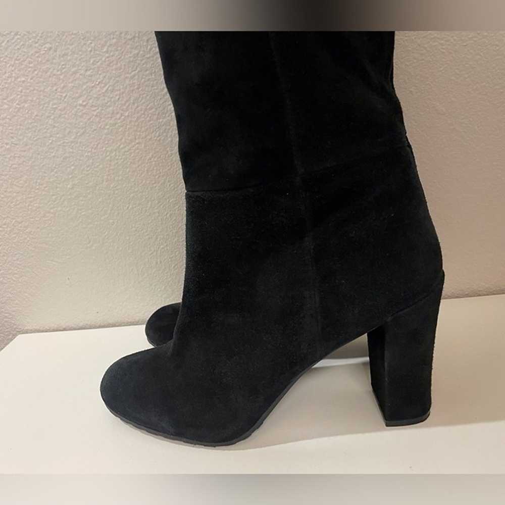 Nine West Women’s Long Suede Black Boots Size 9.5 - image 9