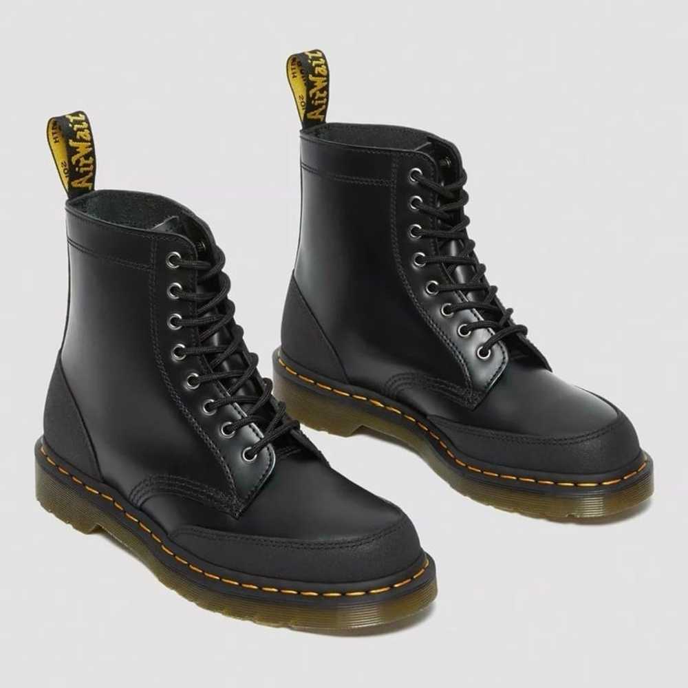 Dr Martens 1460 GUARD PANEL LEATHER LACE UP BOOTS… - image 4