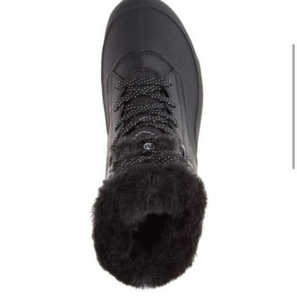 Merrell Aurora ice 6+ black faux fur boot size 8.5 - image 3