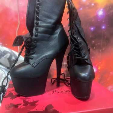 Stripper Heels Ankle Booties Exotic Pole Dance Sh… - image 1