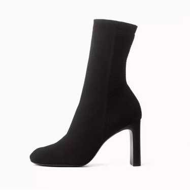 Ellis Knit Sock Boot in Black Size 39 8.5