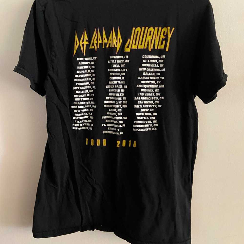 Journey & Def Leppard 2018,T-Shirt Guitar Picks - image 2