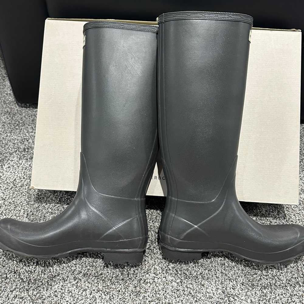 Womens HUNTER Classic Rain Boots Gray Slate Size … - image 10