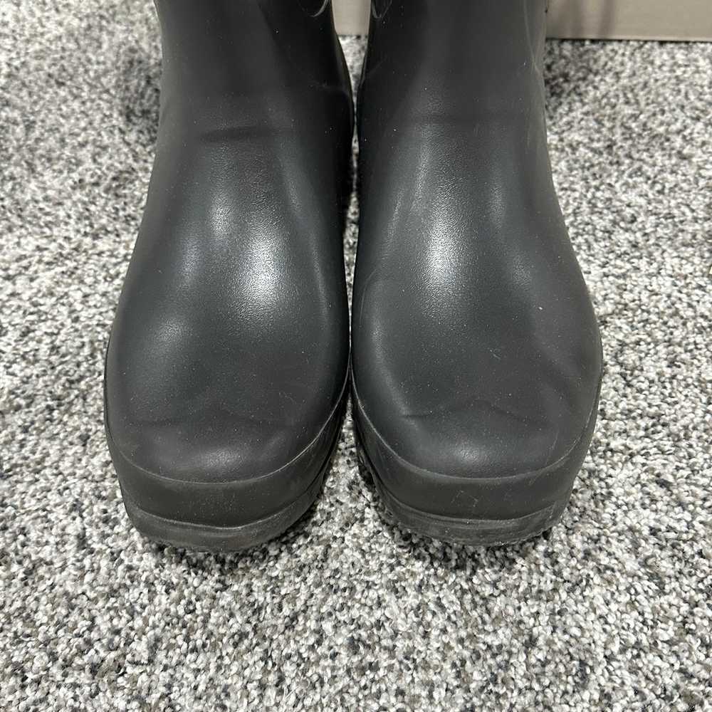 Womens HUNTER Classic Rain Boots Gray Slate Size … - image 5