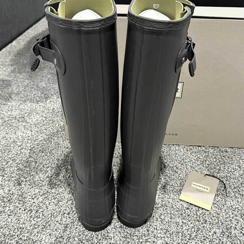 Womens HUNTER Classic Rain Boots Gray Slate Size … - image 7