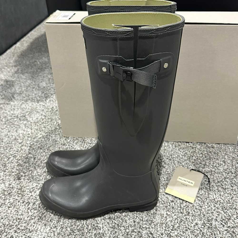 Womens HUNTER Classic Rain Boots Gray Slate Size … - image 8