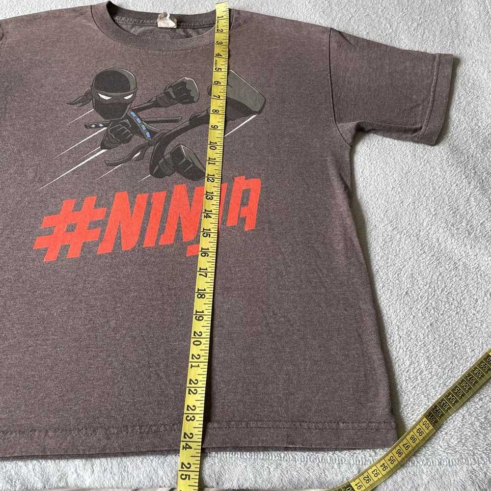 Vintage Y2K AAA Ninja Mens T-shirt Brown M Colorf… - image 9