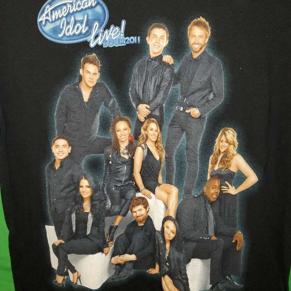 Vintage 2011 American Idol tout Tshirt M - image 2