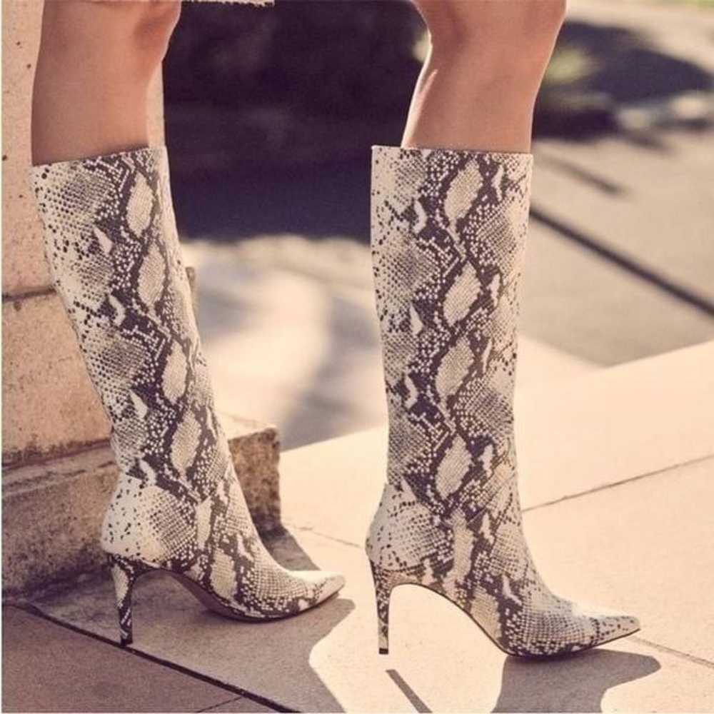 Steve Madden Kinga Snakeskin Printed Knee High Bo… - image 6