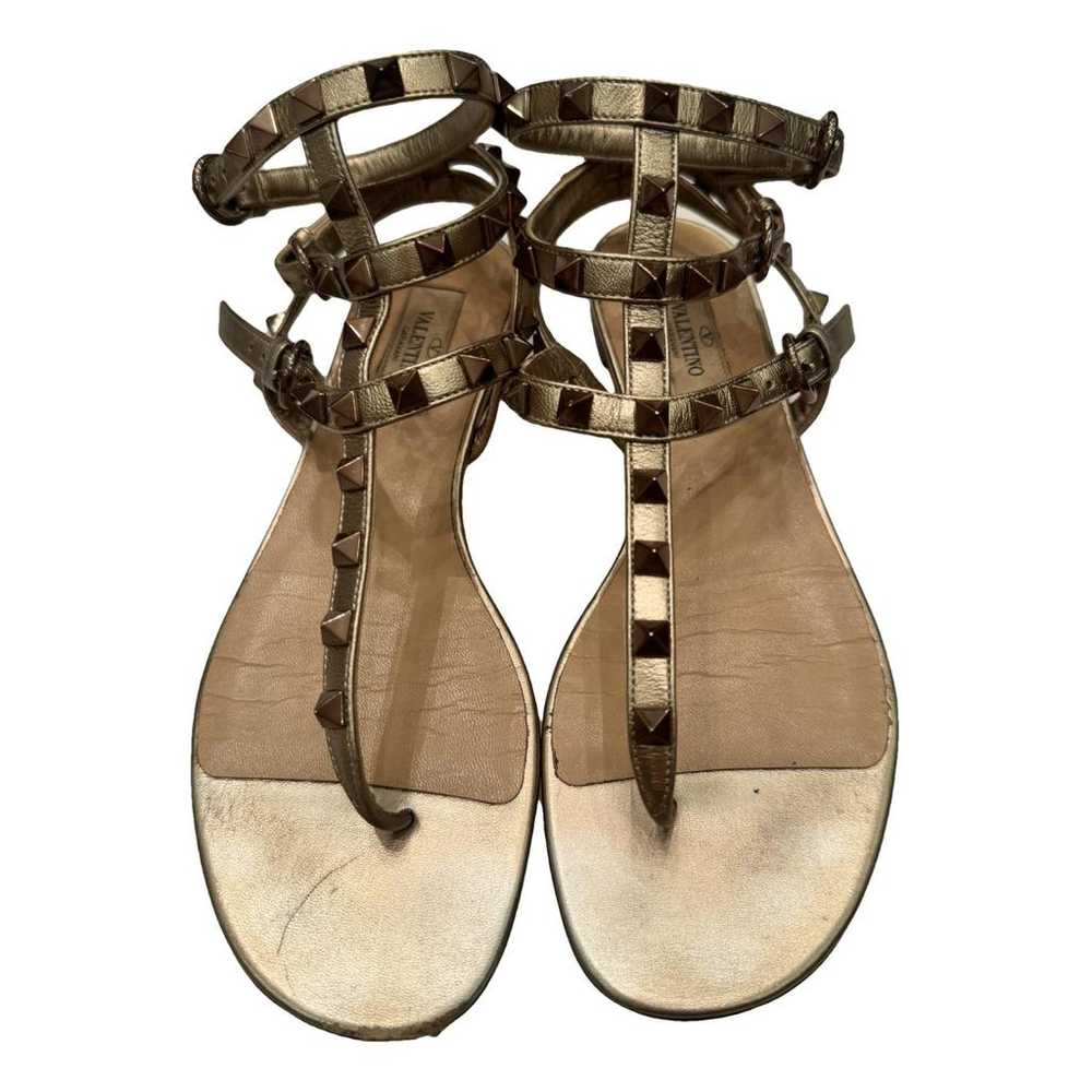 Valentino Garavani Rockstud leather sandal - image 1