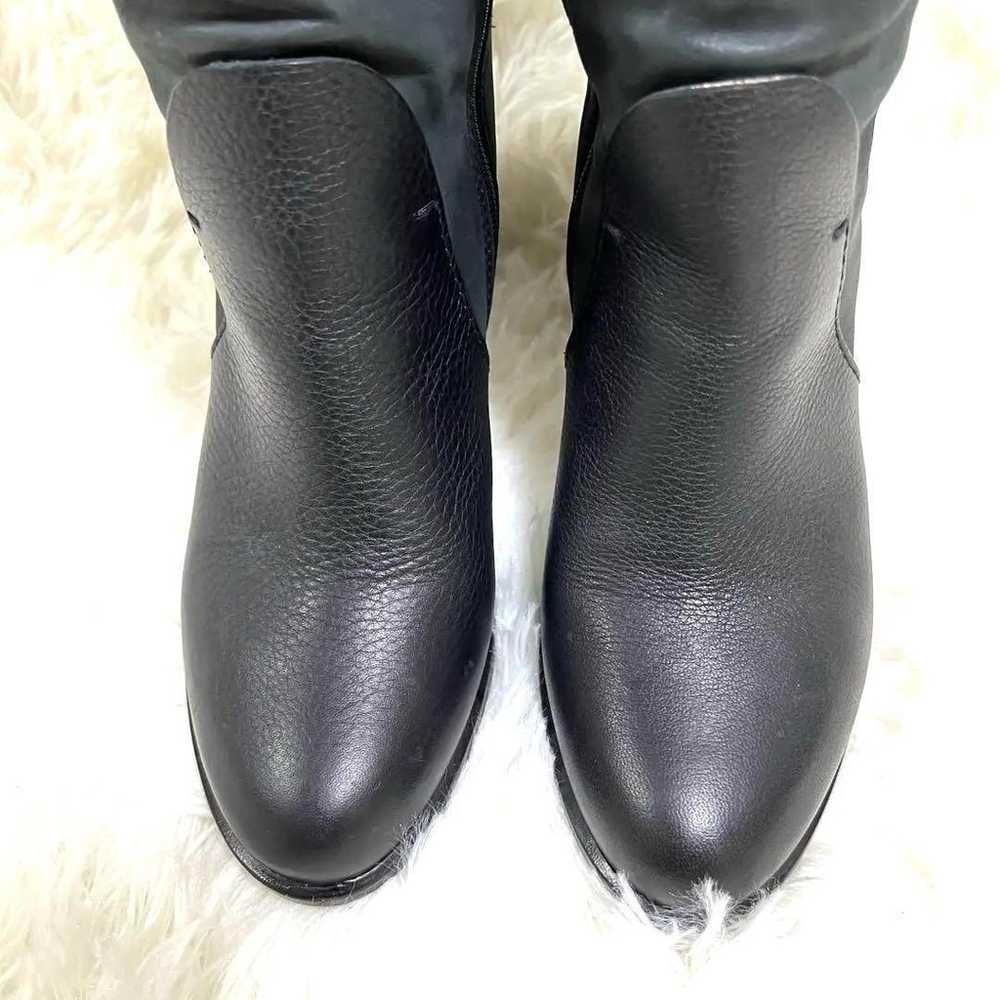 Sergio Rossi leather boots, size 34 1/2, black. - image 5