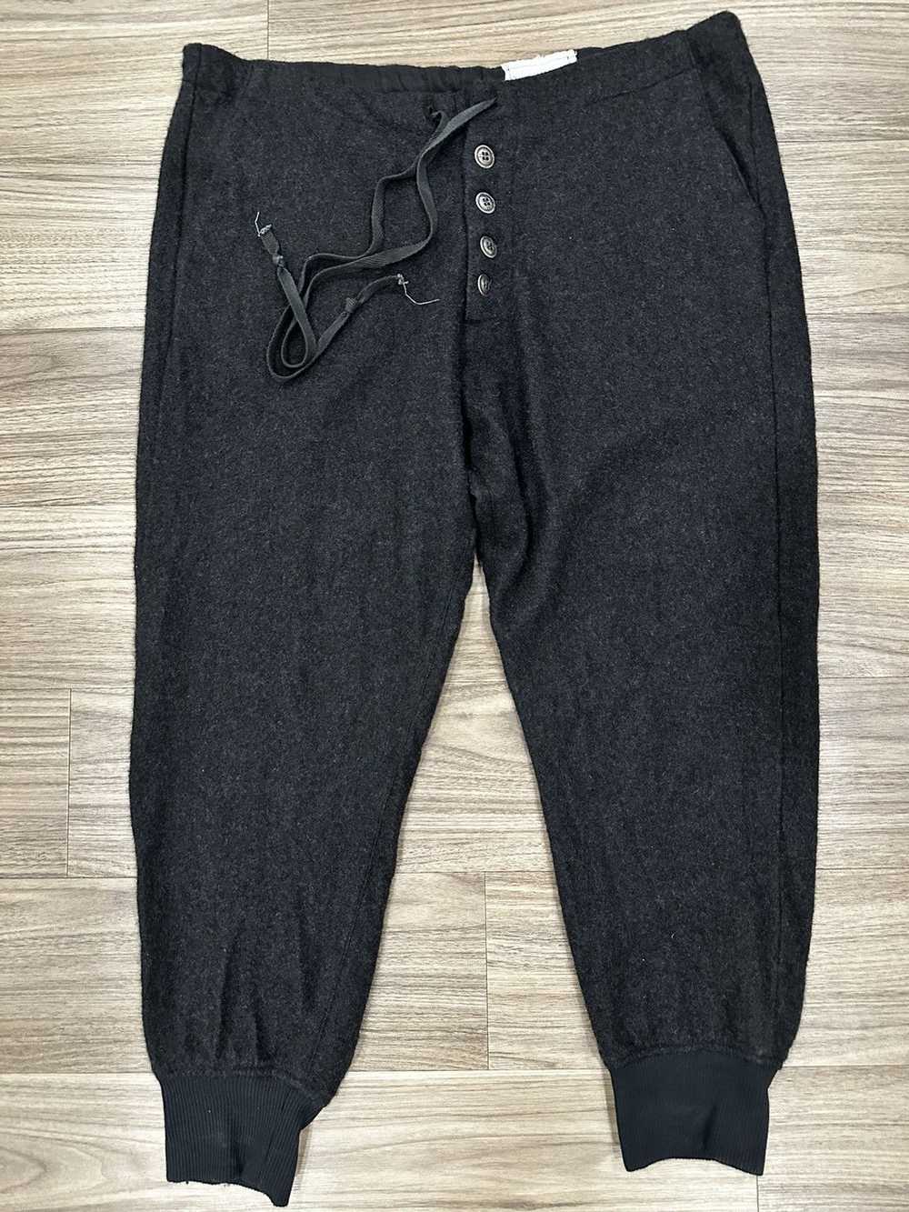 Greg Lauren Cashmere Charcoal Lounge Pants - image 1