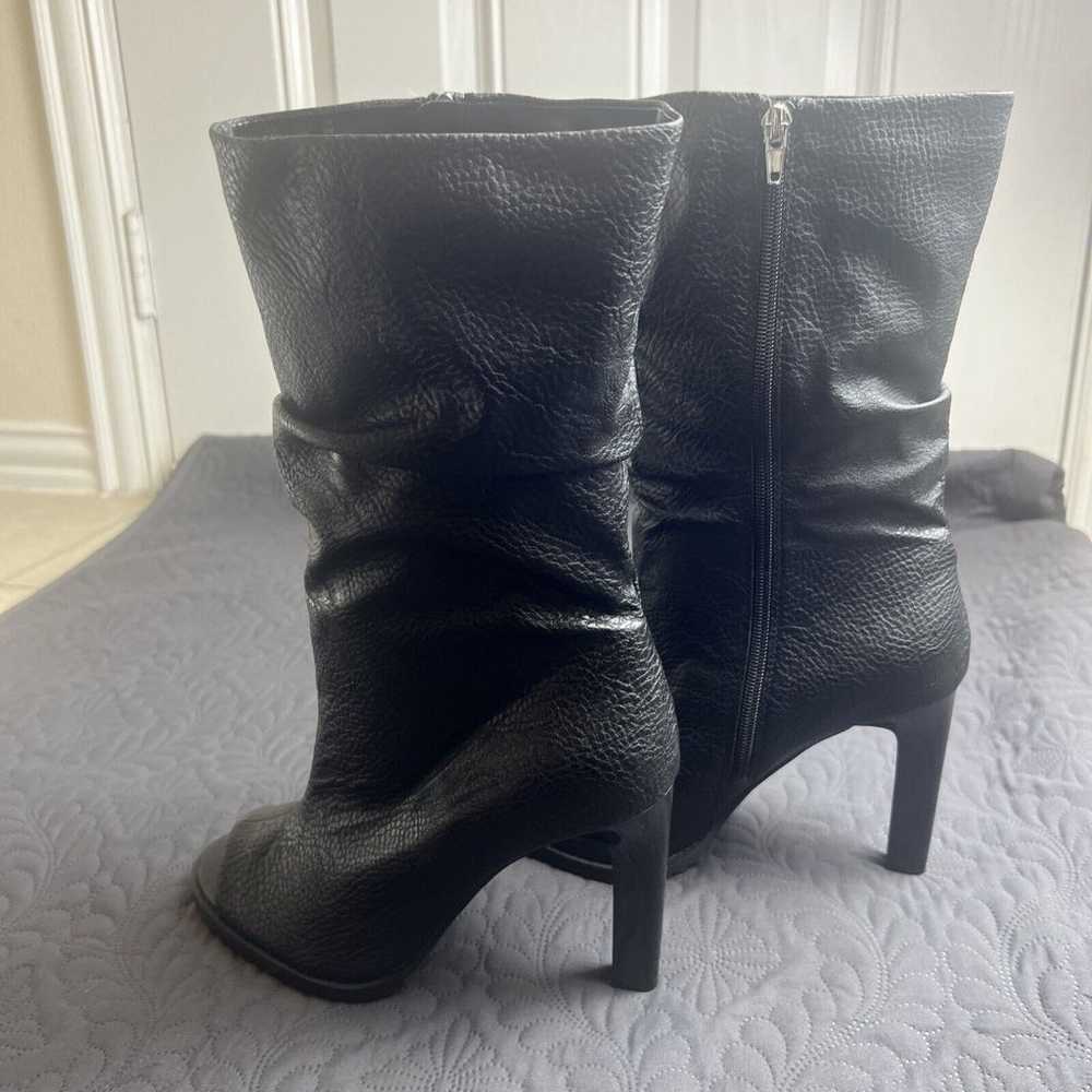 DKNY Blade 2 Peep Toe Boots Heels Booties Black U… - image 5