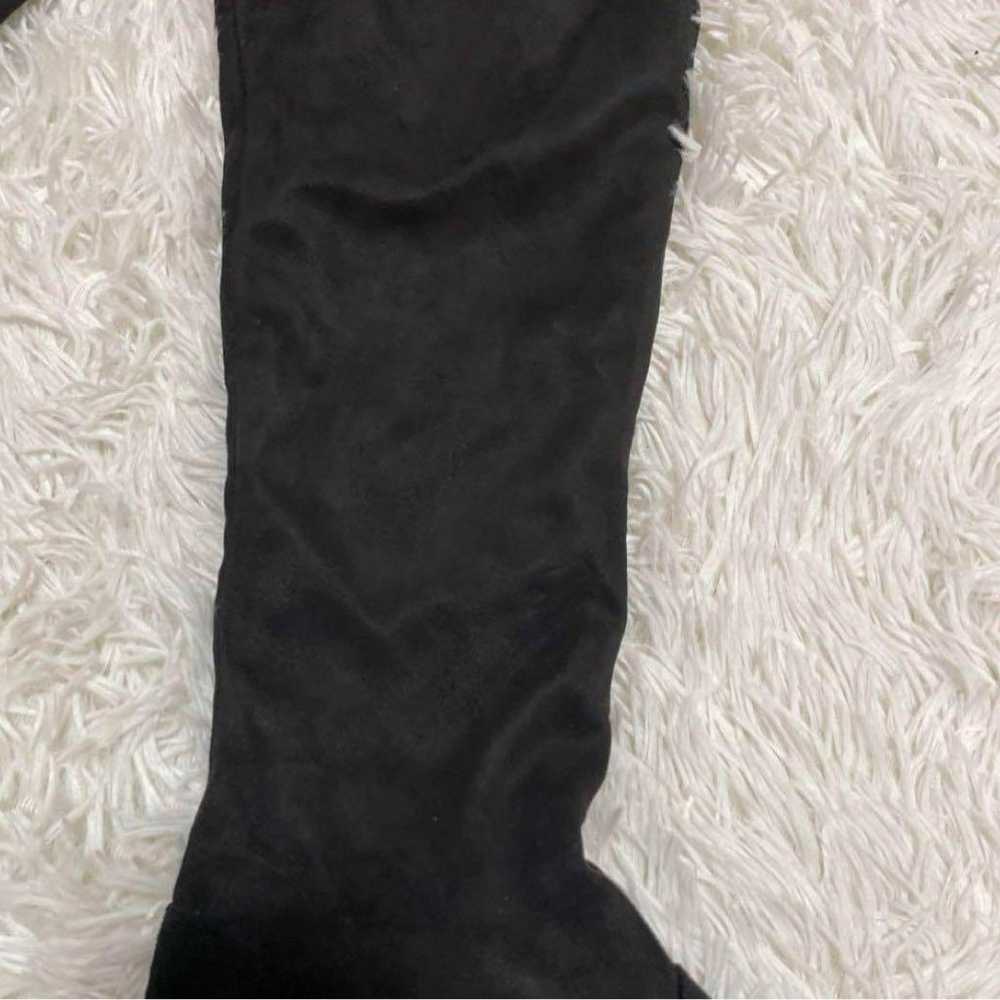 Unused Yosuke Longboots Thick-soled Black Large S… - image 4