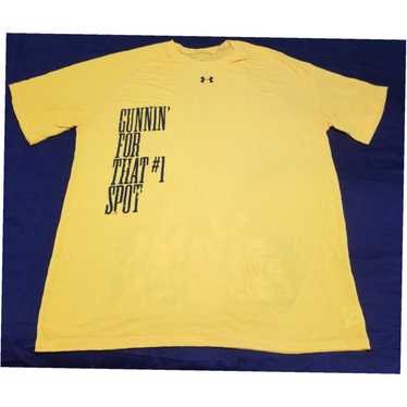 Under Armour Mens XL Yellow Basketball Inspired Gu