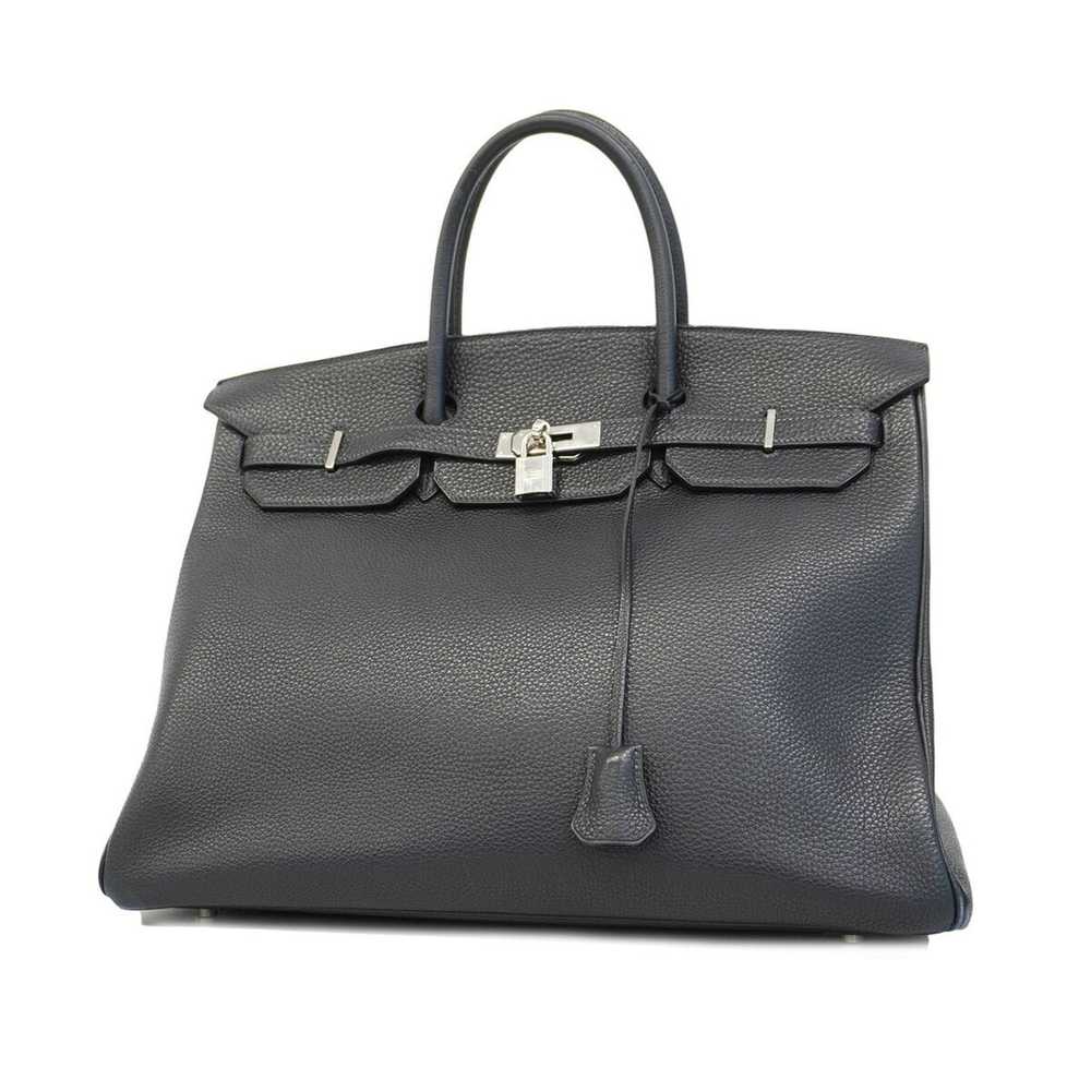 Hermes Hermes handbag Birkin 40 □D stamp Togo Blu… - image 1