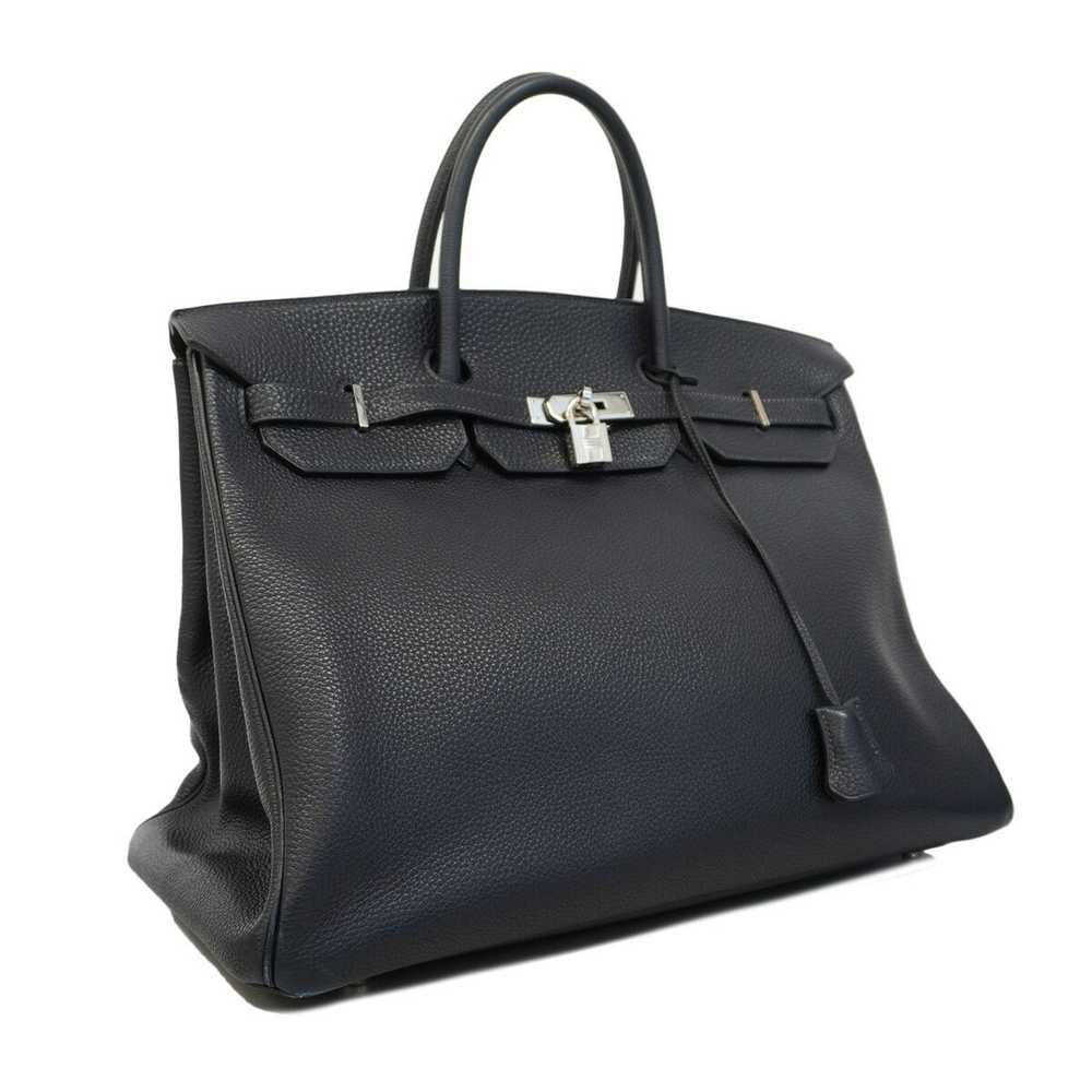 Hermes Hermes handbag Birkin 40 □D stamp Togo Blu… - image 2