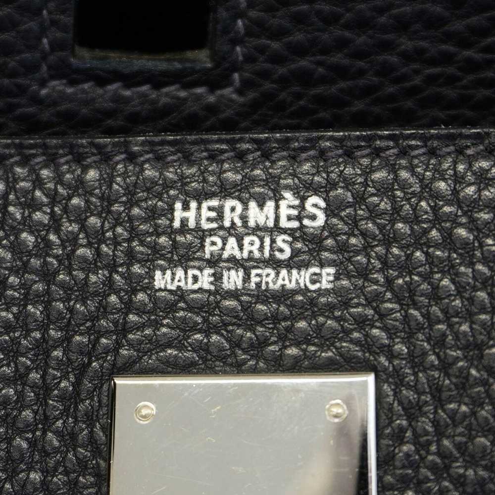 Hermes Hermes handbag Birkin 40 □D stamp Togo Blu… - image 5