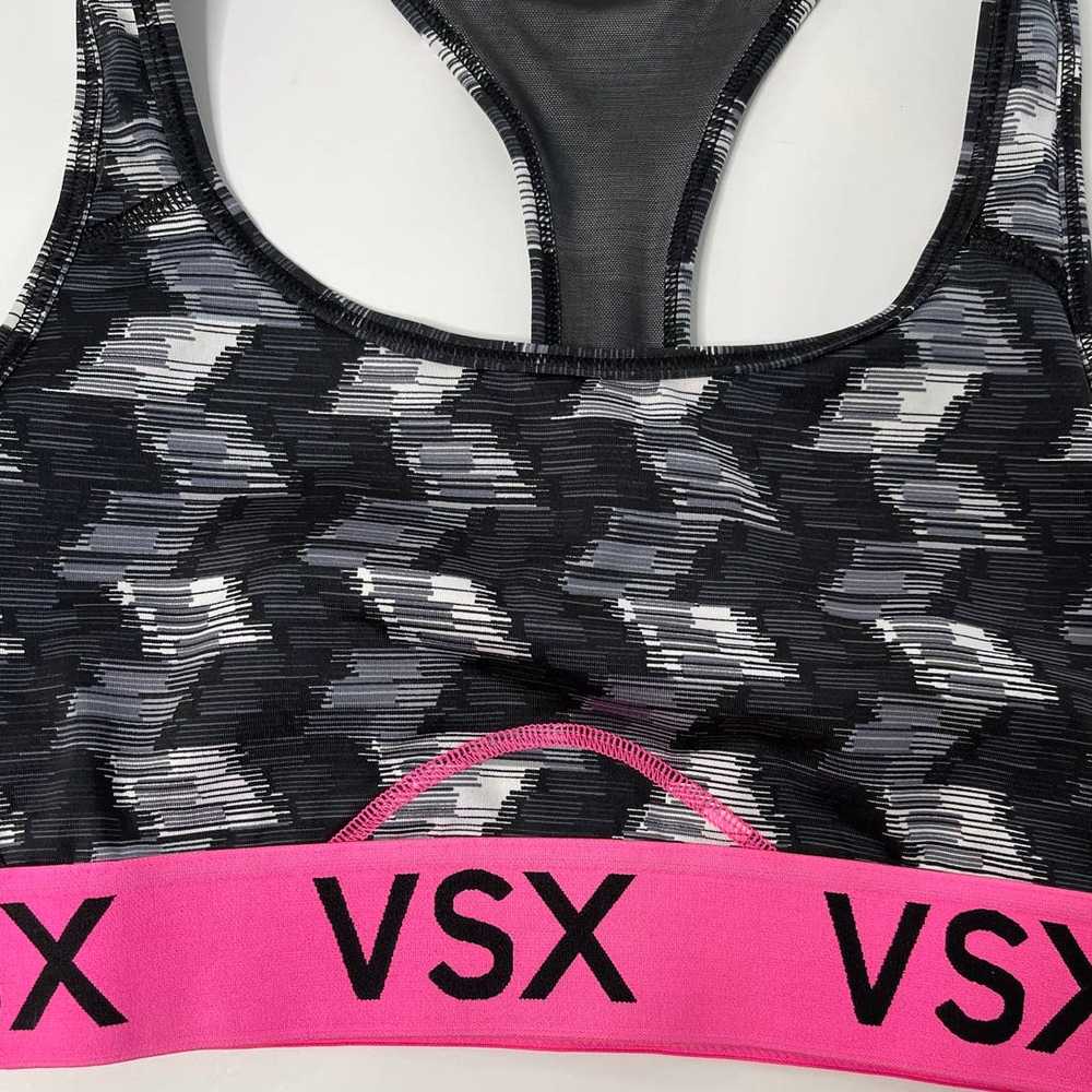 Victoria’s Secret Sport Gray and Pink Racerback S… - image 3