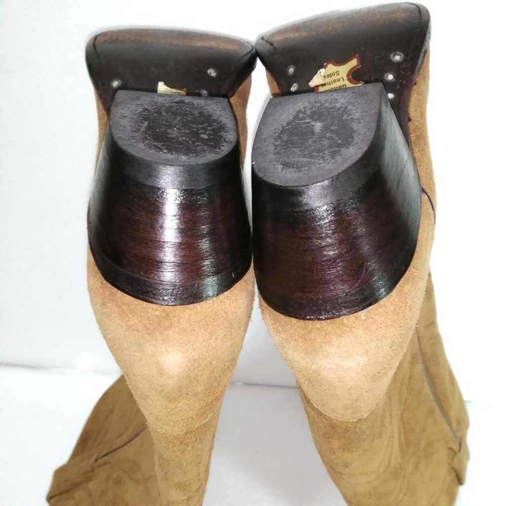 Tony Lama Western Boots Suede - image 12